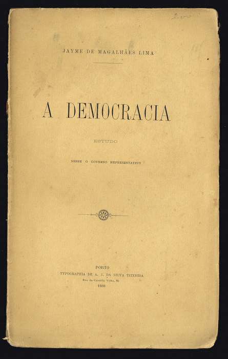 A DEMOCRACIA estudo sobre o governo representativo
